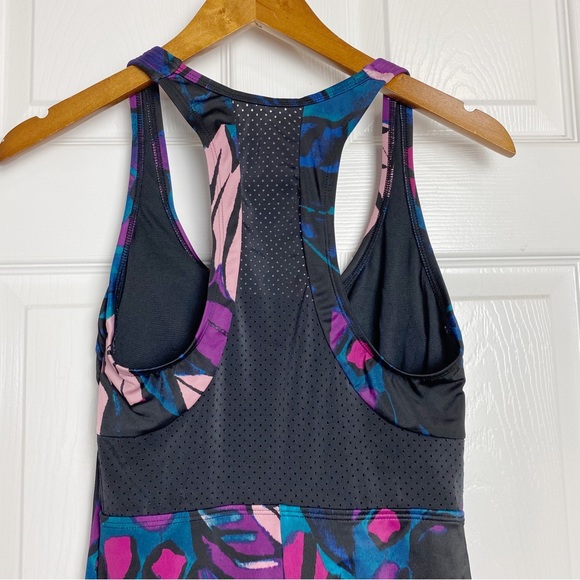 All in Motion Front-Zip Racerback One Piece Swimsuit - Picture 7 of 8